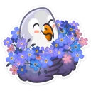 Sticker 💐 Неразлучники