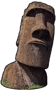 Sticker 🗿 Moai