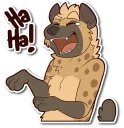 Video sticker 😂 Spotted Hyena (SFW)