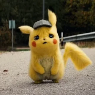 Video sticker ☹️ Detective Pikachu