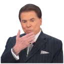 Sticker 😐 Silvio Santos