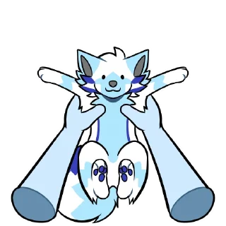 Sticker 🤗 Sleet Arctic Fox