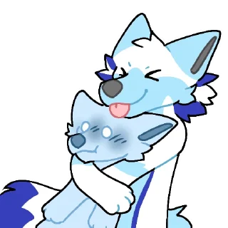 Sticker 🤗 Sleet Arctic Fox