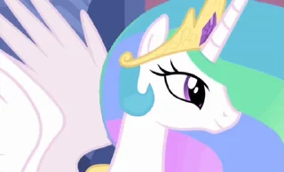 Video sticker 😁 Princess Celestia animated