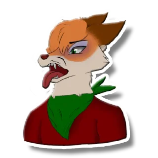 Sticker 🤢 LeeseTheFox