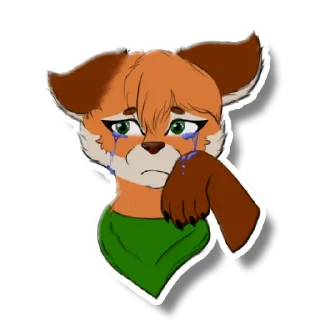 Sticker 😢 LeeseTheFox