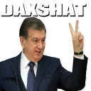 Sticker ✌ Shavkat_Mirziyoyev