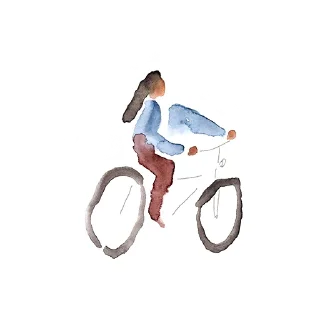 Sticker 🚴‍♀️ я тебя тоже