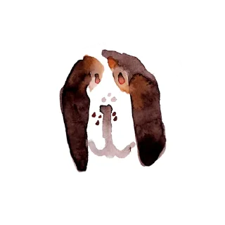 Sticker 🐶 я тебя тоже