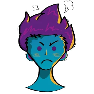 Sticker 😡 NEONBOY