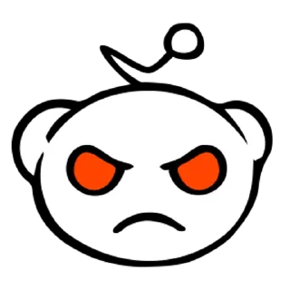 Sticker 😡 Reddit stickers.