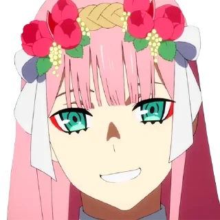 Sticker 🌸 Zero Two - @Anime_Stickers_Pack