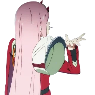 Sticker 👋 Zero Two - @Anime_Stickers_Pack