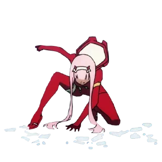 Sticker 🎉 Zero Two - @Anime_Stickers_Pack