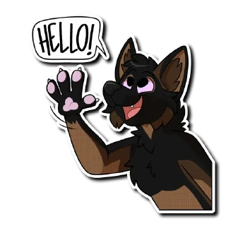 Sticker 👋 Mika the Shep