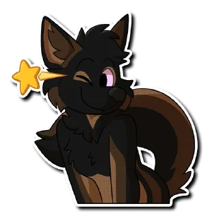 Sticker 😉 Mika the Shep