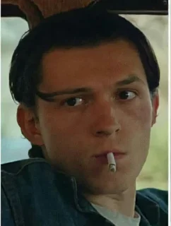 Sticker 😐 @tom_holland_ru Tom_stick by @fStikBot