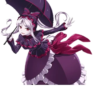 Sticker 🙃 Shalltear Bloodfallen @Weempire Overlord