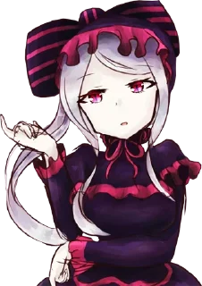 Sticker 😕 Shalltear Bloodfallen @Weempire Overlord