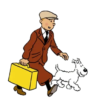 Sticker 💼 Tintin @FranceCanal