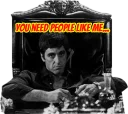 Sticker 🚇 Tony Montana