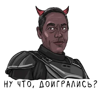 Sticker 👹 Мандалорец - Mandalorian