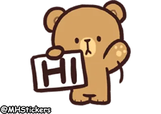 Sticker 🖐 @MHStickers Bears in Love Emoji 2