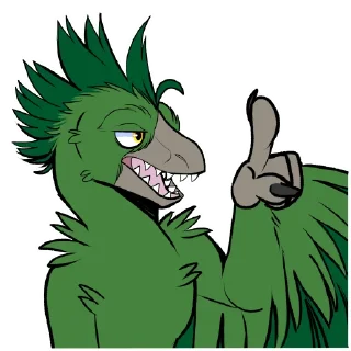 Sticker ☝️ DinoCrew MKII