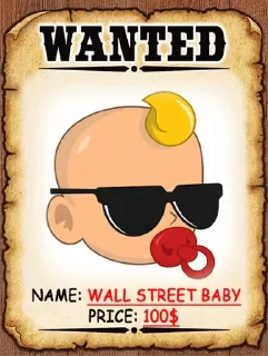 Sticker 😉 Wall Street Babies