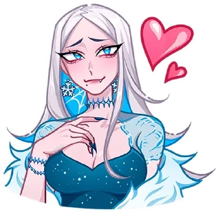 Sticker 🥰 Снежная Карина • @TgSticker