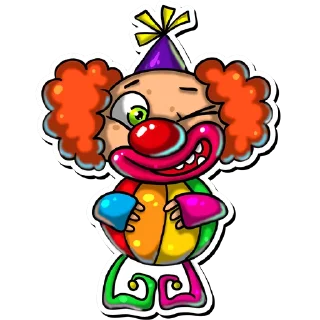 Sticker 😉 CLOWNAPRIL