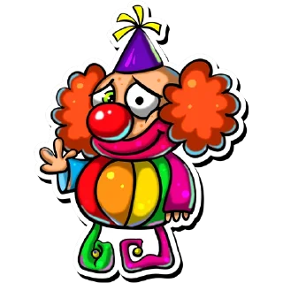 Sticker 👋 CLOWNAPRIL