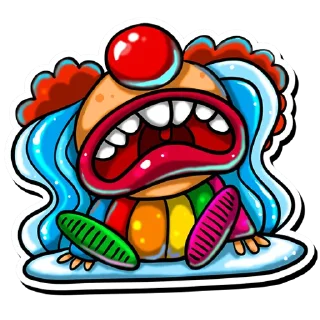 Sticker 😪 CLOWNAPRIL