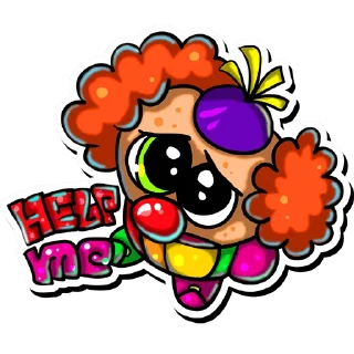 Sticker 🥺 CLOWNAPRIL