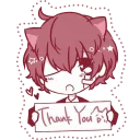 Sticker 😻 Dazai @Nekosticker