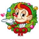 Sticker 😘 Christmas Elf