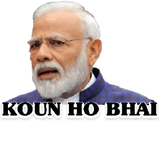 Sticker 😀 Modi Ji Memes