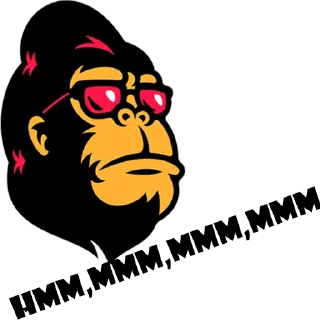 Sticker 🤔 FEG - Feed Every Gorilla