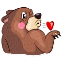 Sticker 😘 Honey Bear