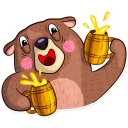 Sticker 🍻 Honey Bear