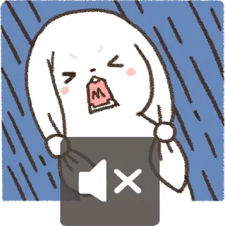 Sticker 💬 이 구역의 망붕왕! 망상토끼 By @KakaoEmoticon