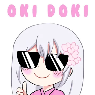 Sticker 🌸 doki doki pack