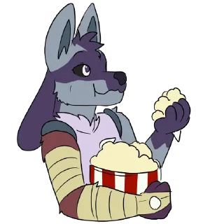 Sticker 🍿 Lucas the Lucario