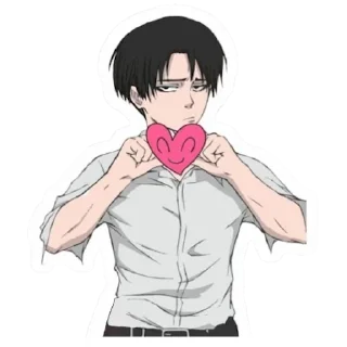 Sticker 😘 Levi Ackerman