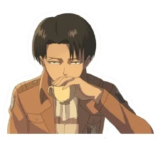 Sticker ☕️ Levi Ackerman