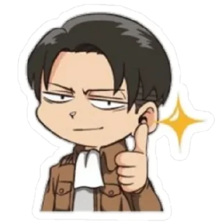 Sticker 👍 Levi Ackerman