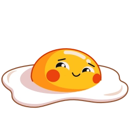 Sticker 😊 Egg Yolk