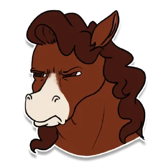 Sticker 😡 Hedwyn Horse