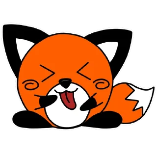 Sticker 😝 Spherical fox