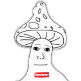 Sticker 🍄 mushroom man